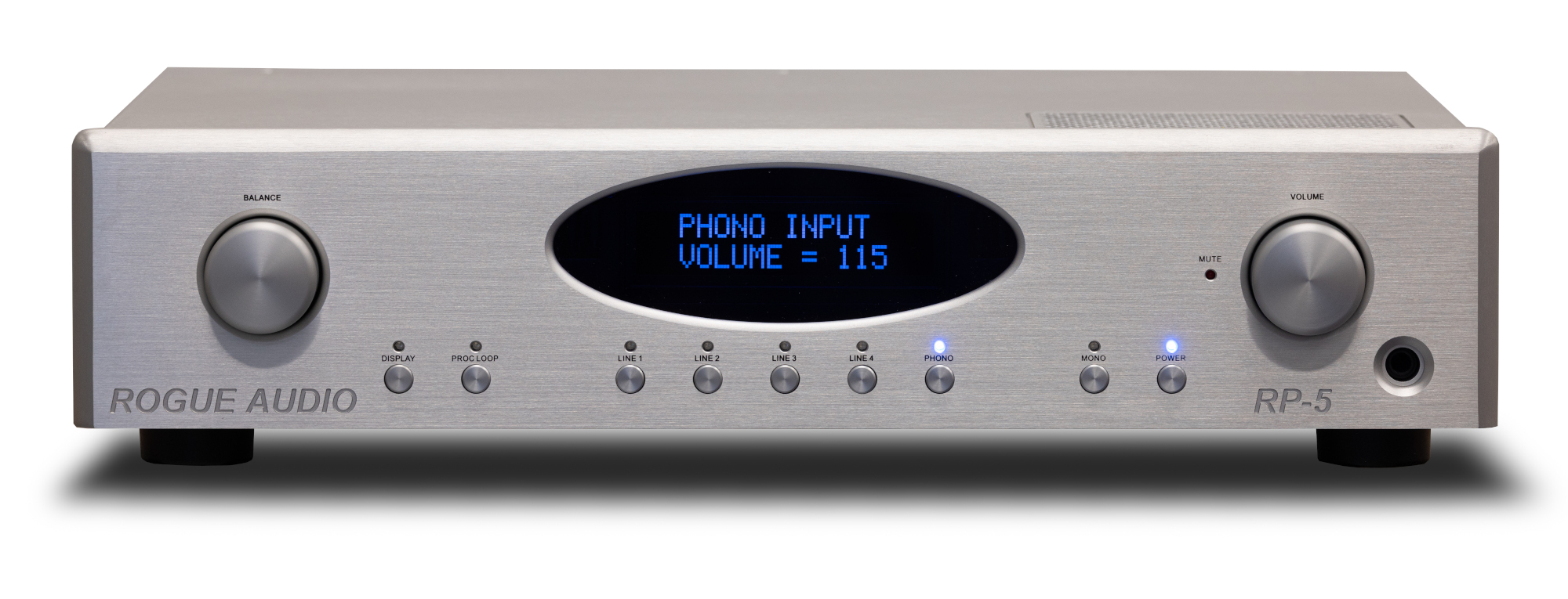 Rogue Audio RP-5 v2 preamp - silver